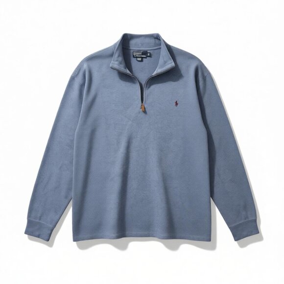 Polo Ralph Lauren Other - Polo Ralph Lauren Men's Blue Long Sleeve 1/4 Zip Pullover Sweater